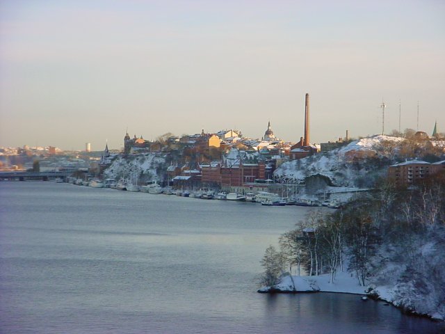 Vintrigt stockholm frn vsterbron