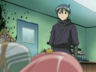 Mamoru i ninjakläder